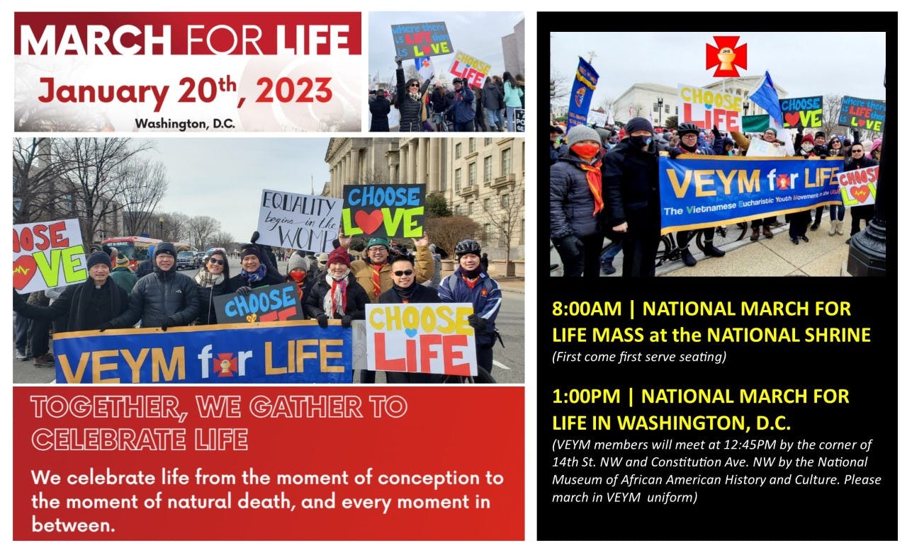 March for Life in D.C. January 20th, 2023 