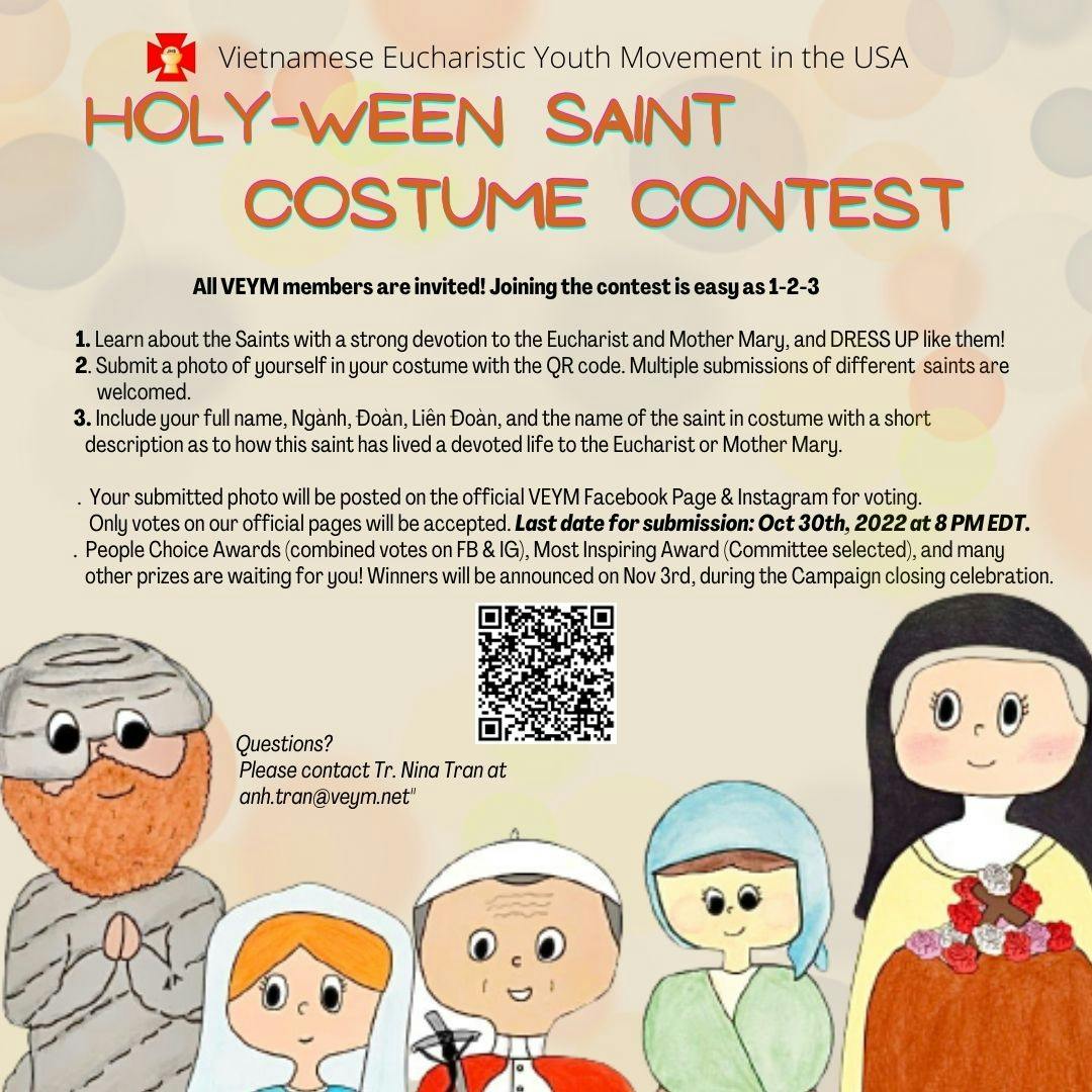 N22-015 Month of Rosary Spiritual Bouquet, Holy Ween Costume Contest, All Souls Month