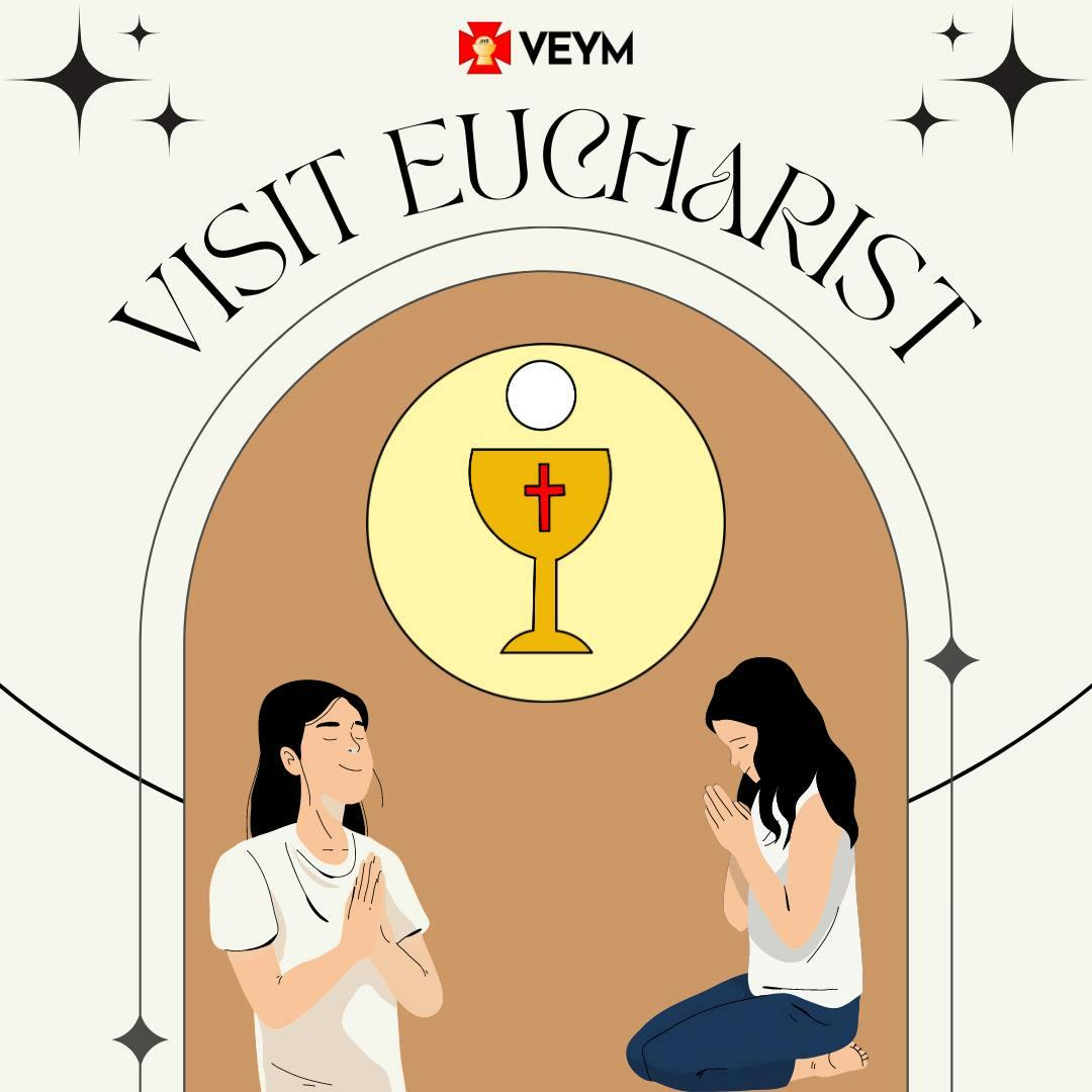 Lenten Spiritual Bouquet Day 30: Visit Jesus in the Eucharist at a church if you can.
