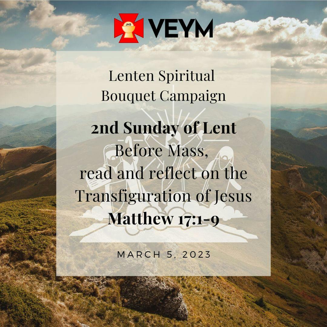 Lenten Spiritual Bouquet 2nd Sunday of Lent